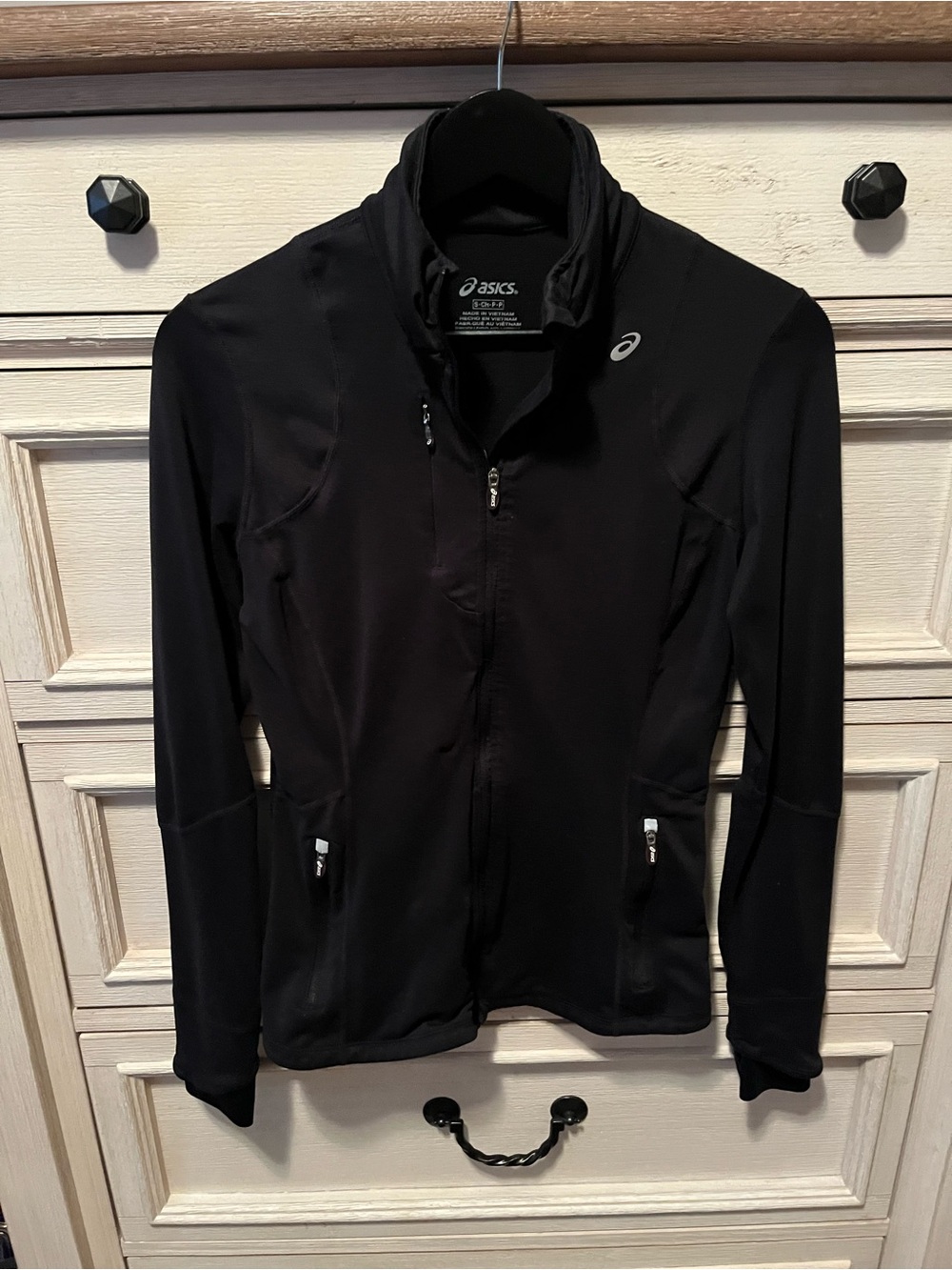 Asics Black Women's Full-Zip Performance Jacket